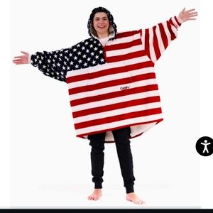 The Comfy Original Quarter Zip Wearable Fleece Blanket